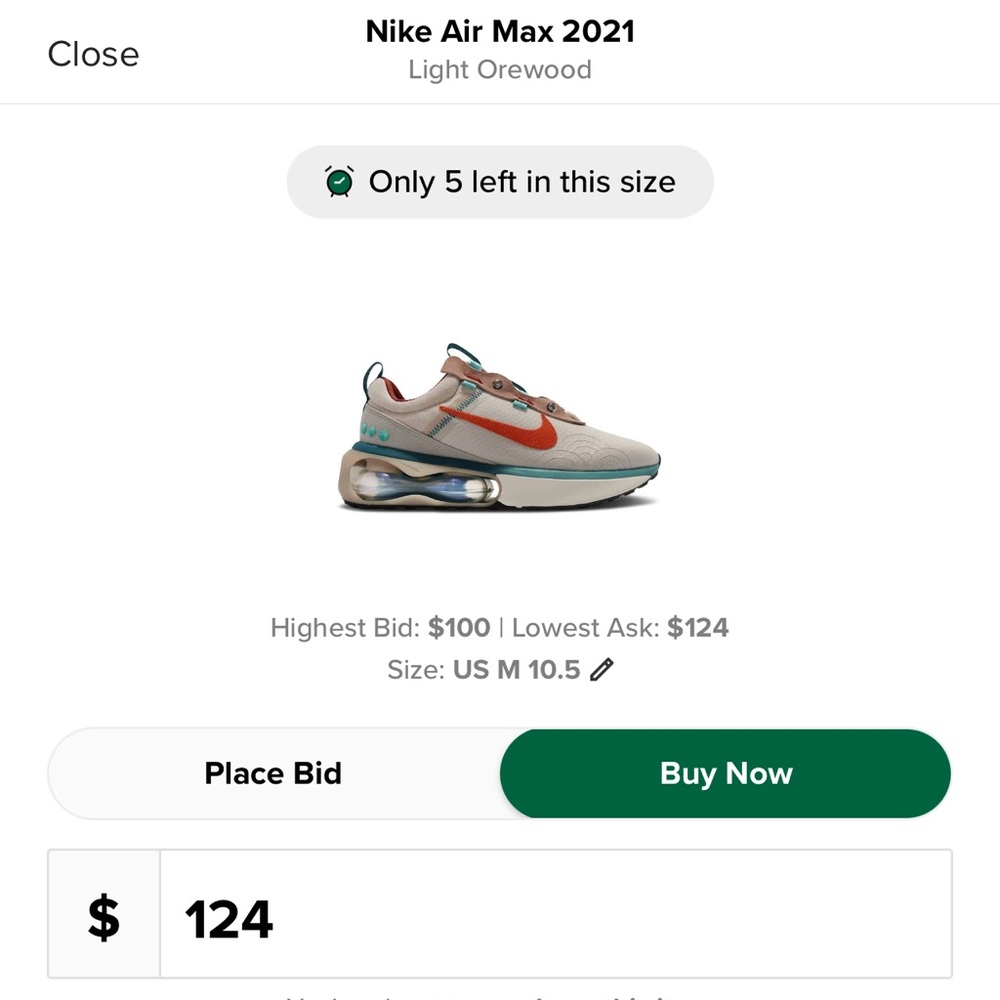 Nike AirMax 2021 Light Orewood